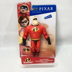 Disney Pixar The Incredibles Posable Mr Incredible Toy 12 points of Articulation